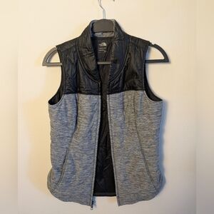 The North Face Black and Gray Vest